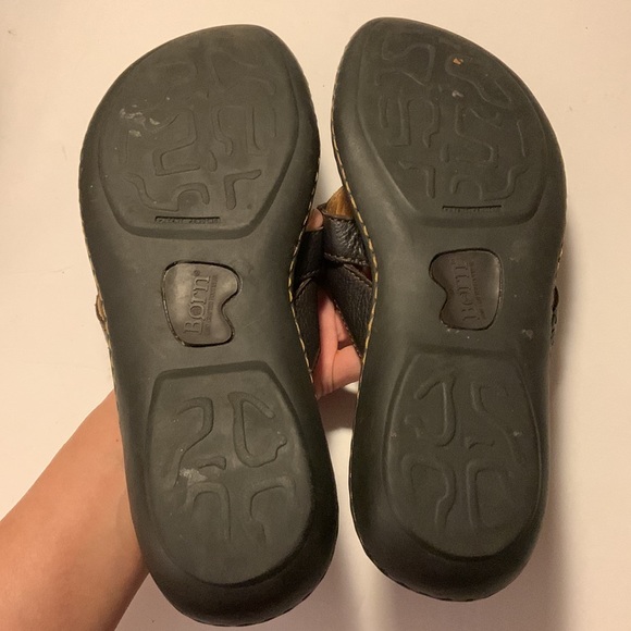 Brown leather Born  11/43 size sandals - Picture 3 of 5